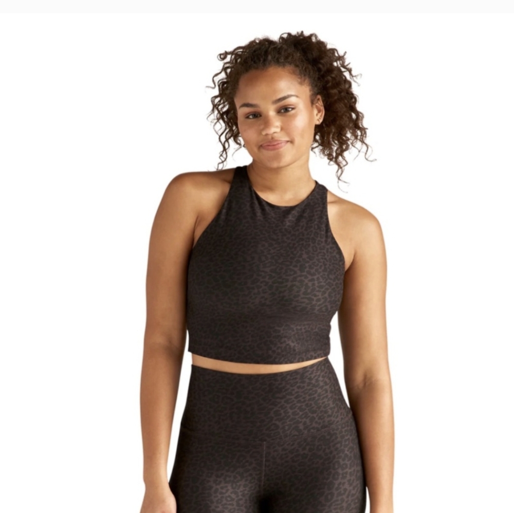 Beyond Yoga Refocus Cropped Tank Bra